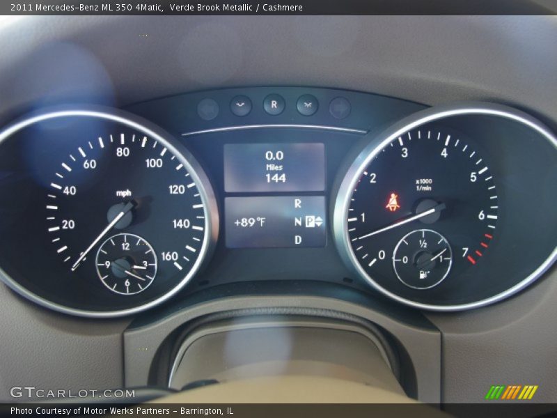  2011 ML 350 4Matic 350 4Matic Gauges