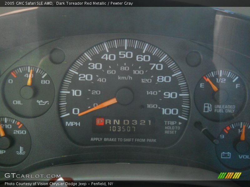  2005 Safari SLE AWD SLE AWD Gauges