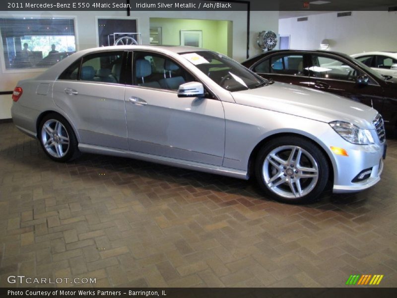 Iridium Silver Metallic / Ash/Black 2011 Mercedes-Benz E 550 4Matic Sedan