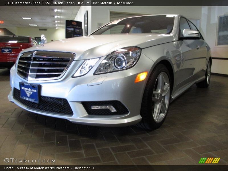 Iridium Silver Metallic / Ash/Black 2011 Mercedes-Benz E 550 4Matic Sedan
