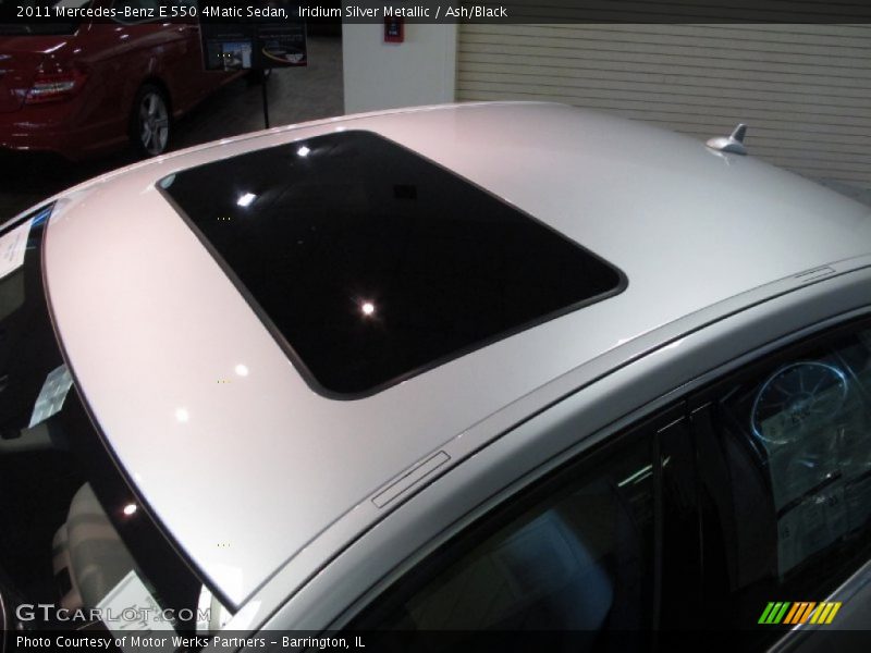 Iridium Silver Metallic / Ash/Black 2011 Mercedes-Benz E 550 4Matic Sedan