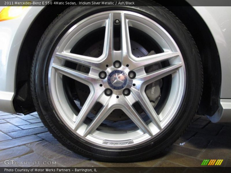 Iridium Silver Metallic / Ash/Black 2011 Mercedes-Benz E 550 4Matic Sedan