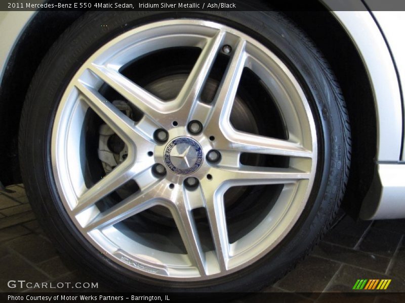 Iridium Silver Metallic / Ash/Black 2011 Mercedes-Benz E 550 4Matic Sedan