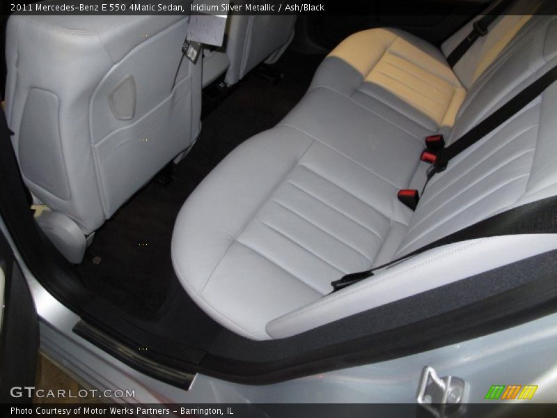 Iridium Silver Metallic / Ash/Black 2011 Mercedes-Benz E 550 4Matic Sedan
