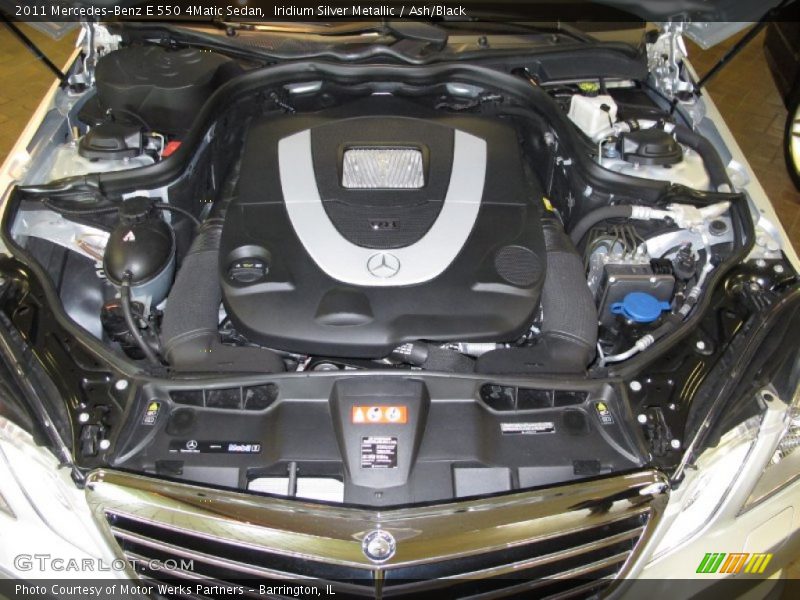 Iridium Silver Metallic / Ash/Black 2011 Mercedes-Benz E 550 4Matic Sedan