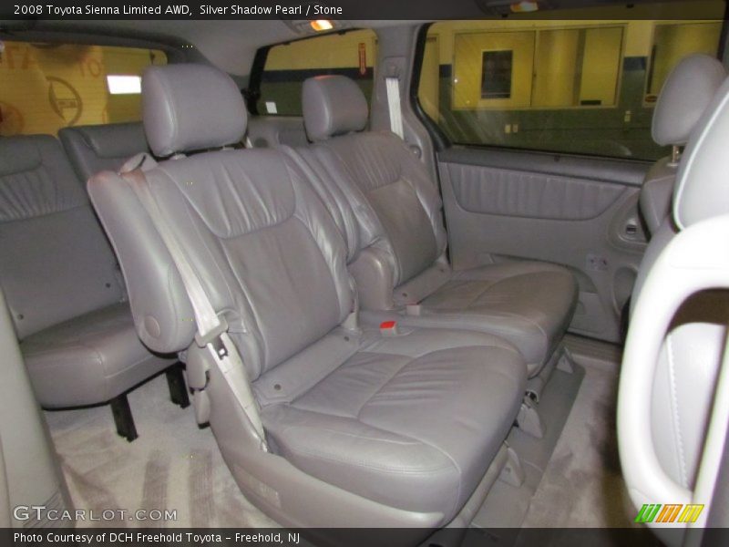 Silver Shadow Pearl / Stone 2008 Toyota Sienna Limited AWD