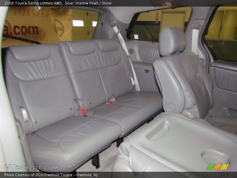 Silver Shadow Pearl / Stone 2008 Toyota Sienna Limited AWD