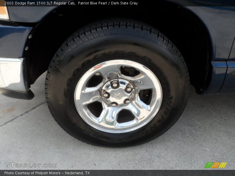 Patriot Blue Pearl / Dark Slate Gray 2003 Dodge Ram 1500 SLT Regular Cab