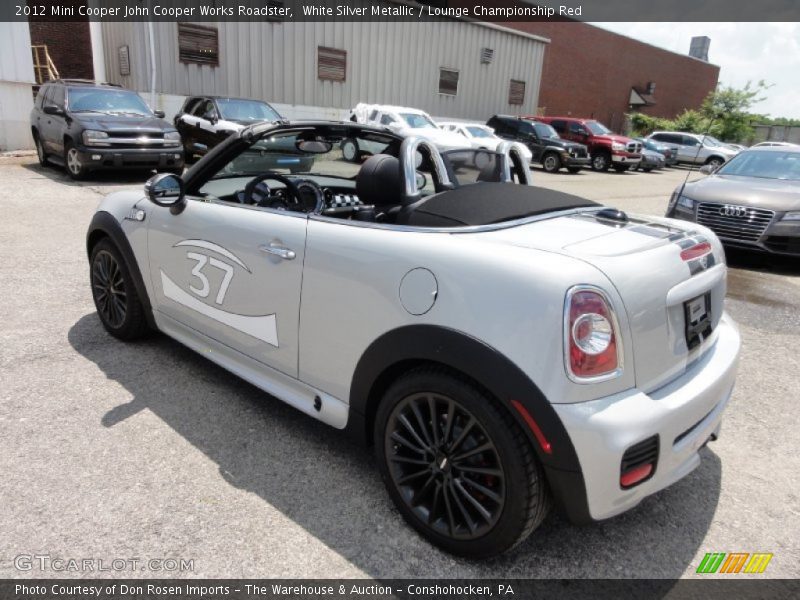  2012 Cooper John Cooper Works Roadster White Silver Metallic