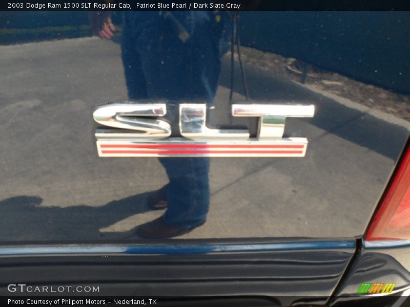 Patriot Blue Pearl / Dark Slate Gray 2003 Dodge Ram 1500 SLT Regular Cab