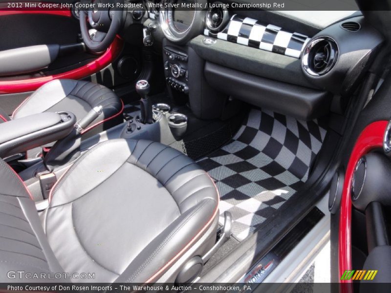  2012 Cooper John Cooper Works Roadster Lounge Championship Red Interior