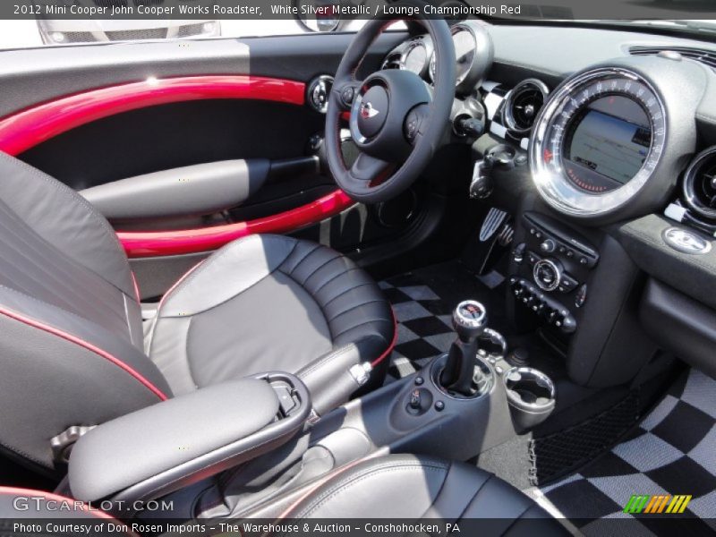  2012 Cooper John Cooper Works Roadster Lounge Championship Red Interior