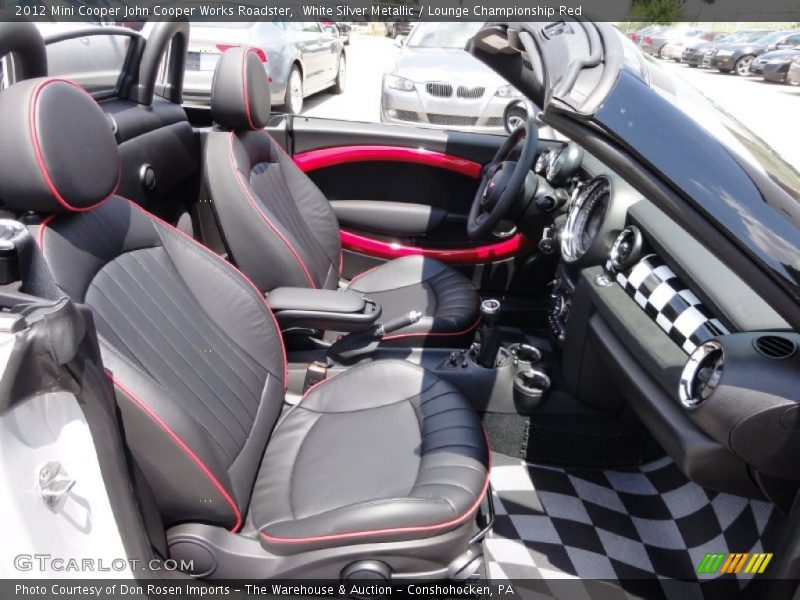  2012 Cooper John Cooper Works Roadster Lounge Championship Red Interior