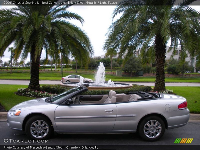 Bright Silver Metallic / Light Taupe 2006 Chrysler Sebring Limited Convertible