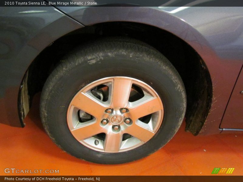 Blue Mirage Metallic / Stone 2010 Toyota Sienna LE