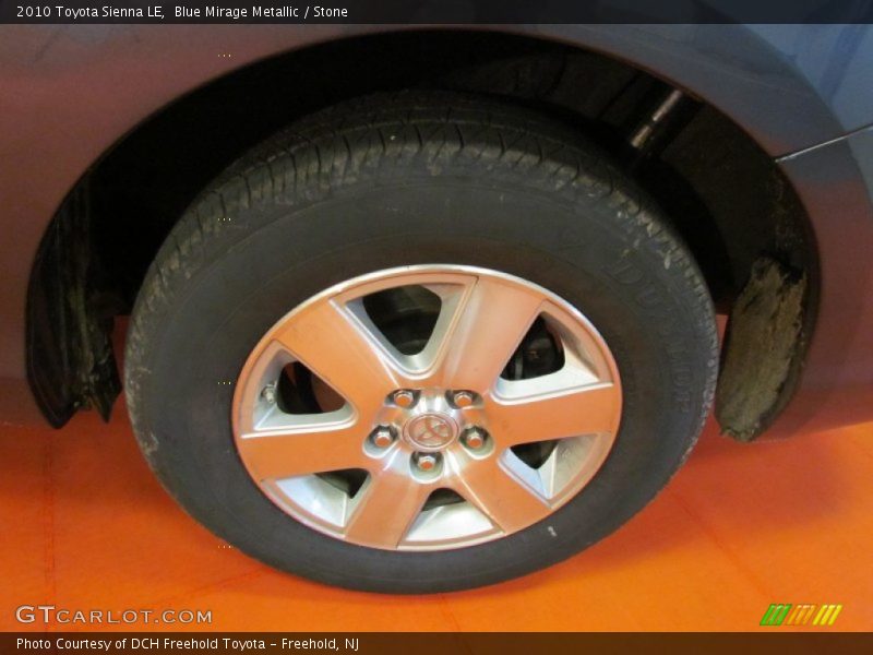 Blue Mirage Metallic / Stone 2010 Toyota Sienna LE