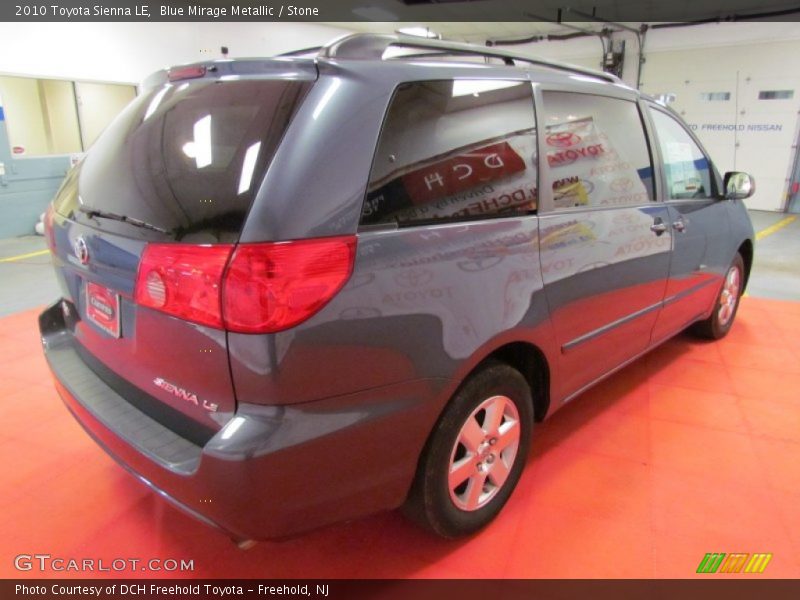 Blue Mirage Metallic / Stone 2010 Toyota Sienna LE