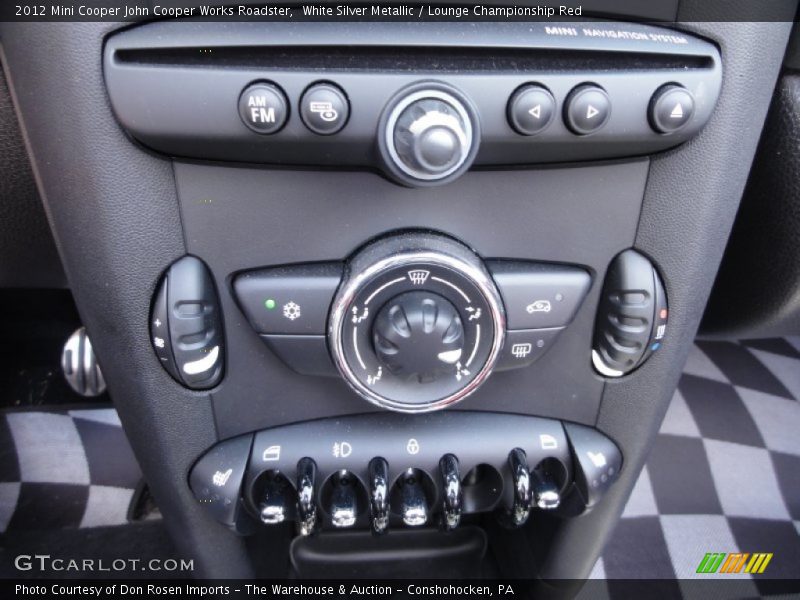 Controls of 2012 Cooper John Cooper Works Roadster