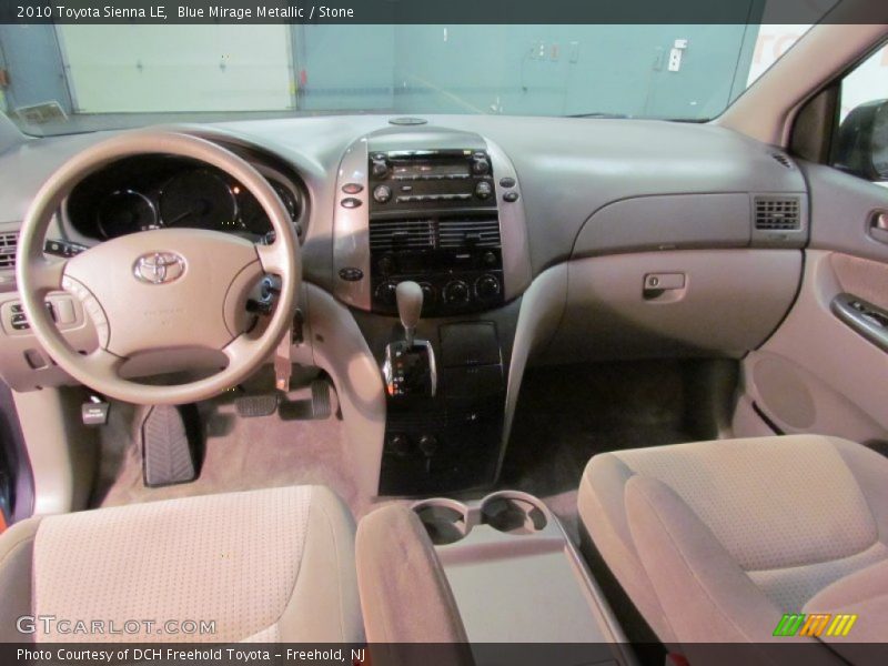 Blue Mirage Metallic / Stone 2010 Toyota Sienna LE