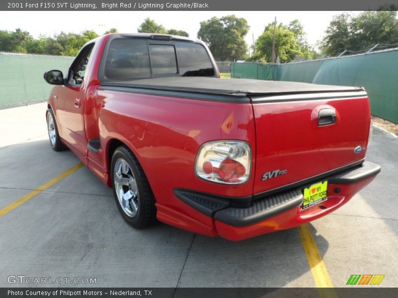 Bright Red / Lightning Graphite/Black 2001 Ford F150 SVT Lightning