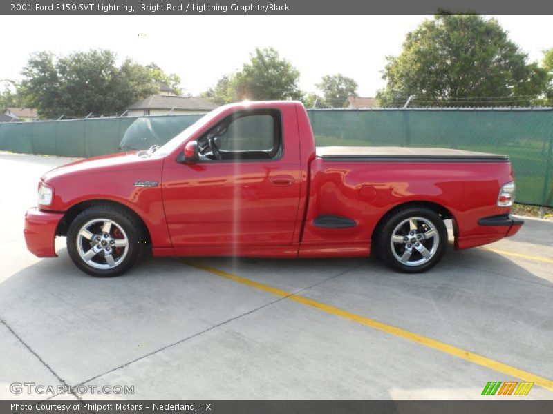 Bright Red / Lightning Graphite/Black 2001 Ford F150 SVT Lightning