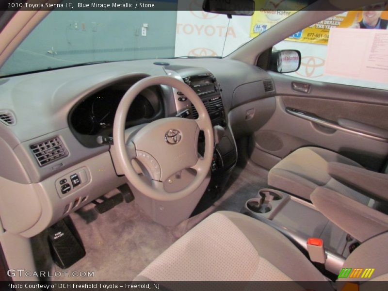 Blue Mirage Metallic / Stone 2010 Toyota Sienna LE