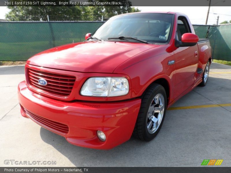 Bright Red / Lightning Graphite/Black 2001 Ford F150 SVT Lightning
