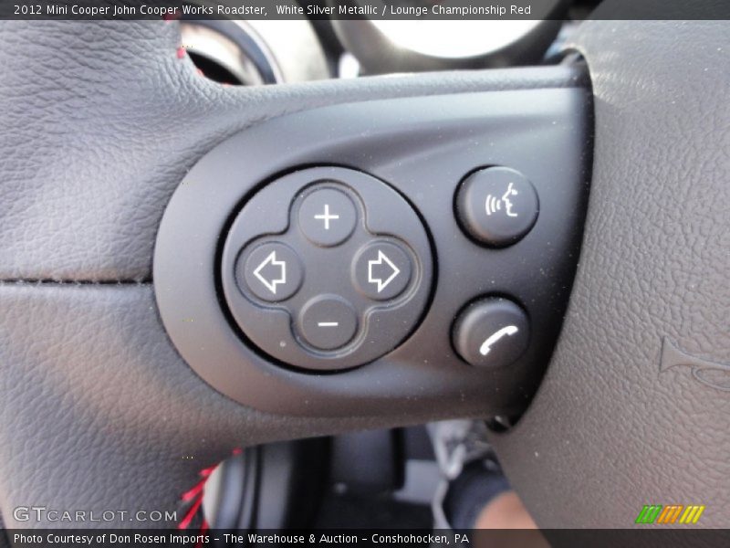 Controls of 2012 Cooper John Cooper Works Roadster
