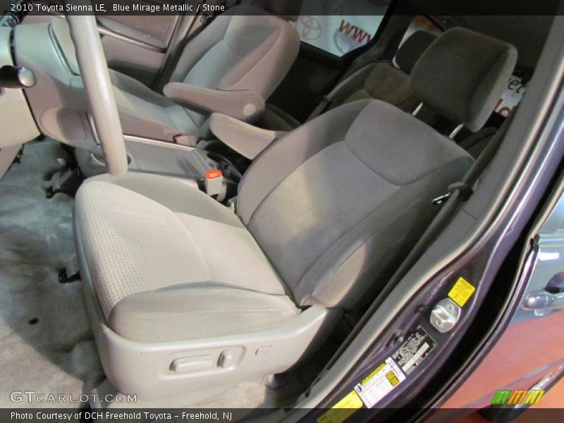 Blue Mirage Metallic / Stone 2010 Toyota Sienna LE