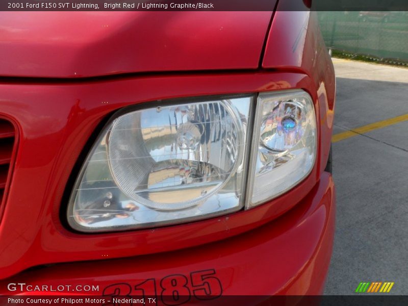 Bright Red / Lightning Graphite/Black 2001 Ford F150 SVT Lightning