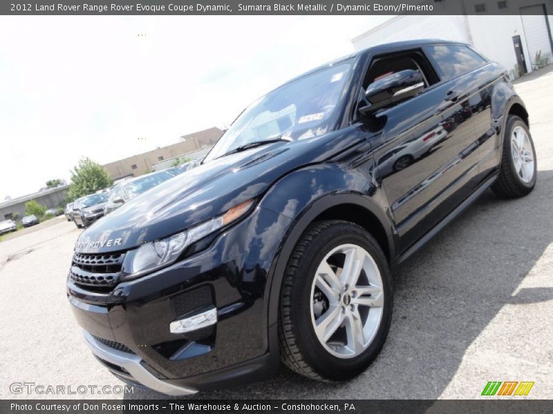 Sumatra Black Metallic / Dynamic Ebony/Pimento 2012 Land Rover Range Rover Evoque Coupe Dynamic