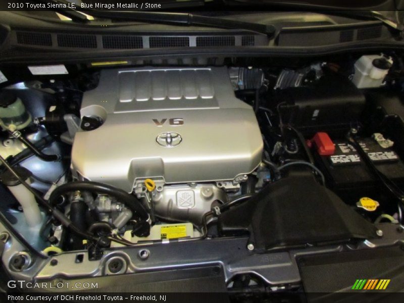 Blue Mirage Metallic / Stone 2010 Toyota Sienna LE