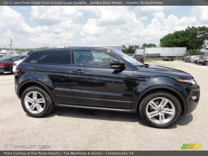  2012 Range Rover Evoque Coupe Dynamic Sumatra Black Metallic