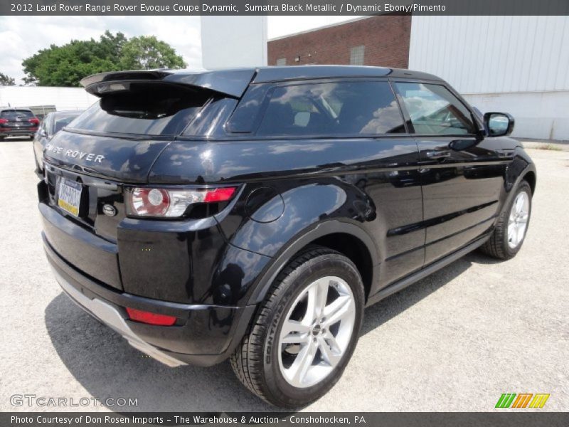  2012 Range Rover Evoque Coupe Dynamic Sumatra Black Metallic