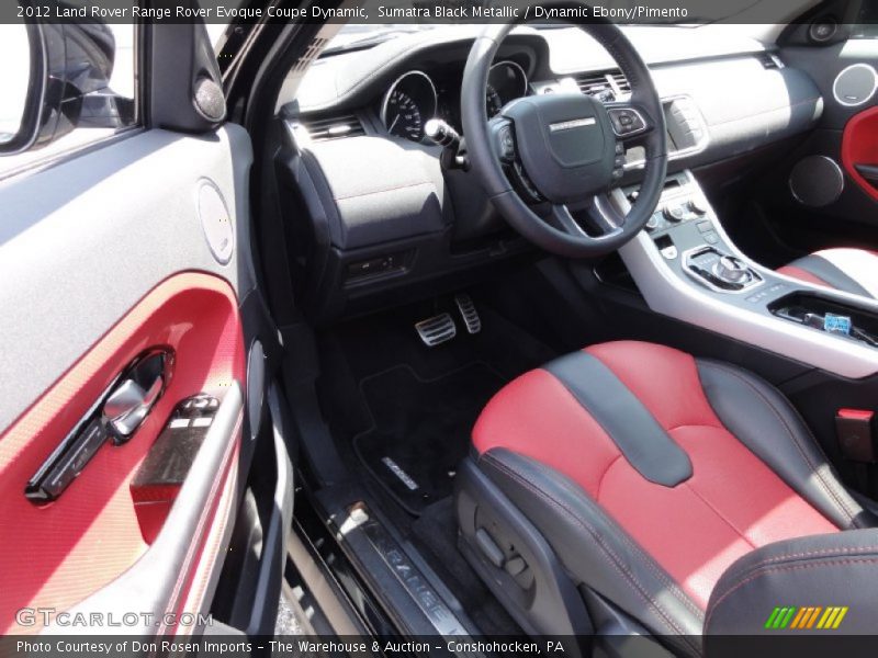  2012 Range Rover Evoque Coupe Dynamic Dynamic Ebony/Pimento Interior