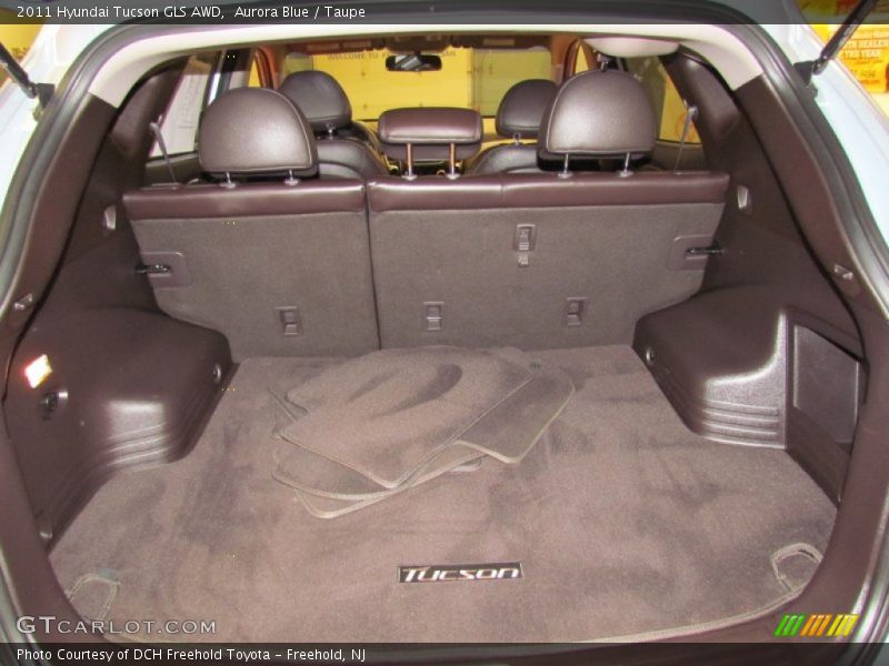 Aurora Blue / Taupe 2011 Hyundai Tucson GLS AWD