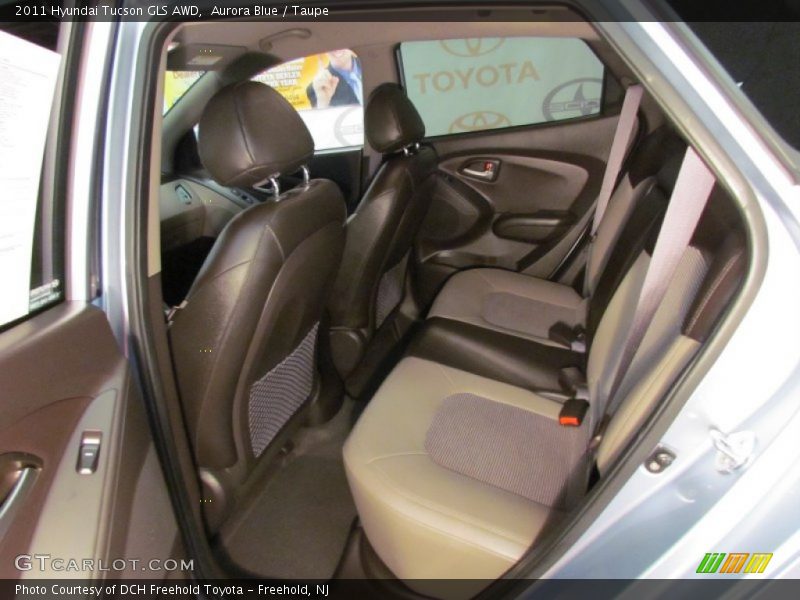 Aurora Blue / Taupe 2011 Hyundai Tucson GLS AWD