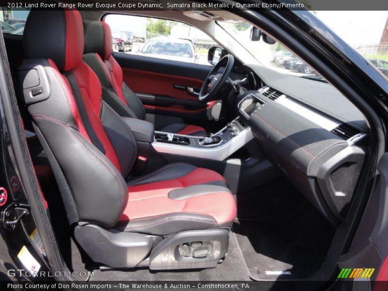  2012 Range Rover Evoque Coupe Dynamic Dynamic Ebony/Pimento Interior