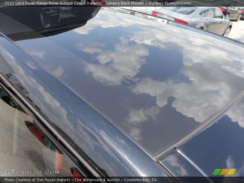 Sumatra Black Metallic / Dynamic Ebony/Pimento 2012 Land Rover Range Rover Evoque Coupe Dynamic
