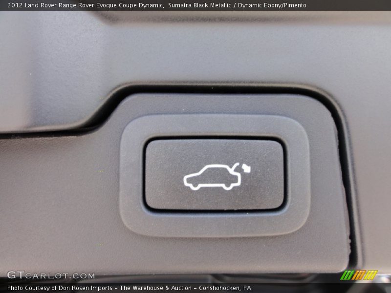 Sumatra Black Metallic / Dynamic Ebony/Pimento 2012 Land Rover Range Rover Evoque Coupe Dynamic