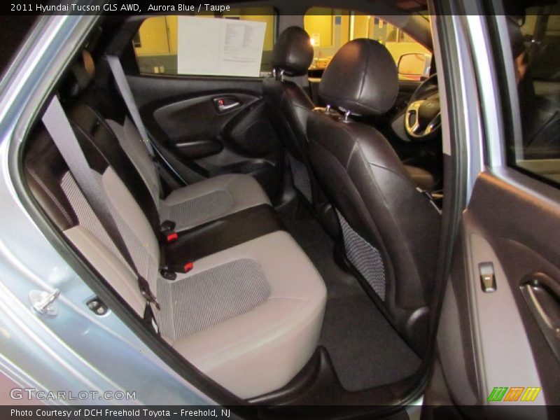 Aurora Blue / Taupe 2011 Hyundai Tucson GLS AWD