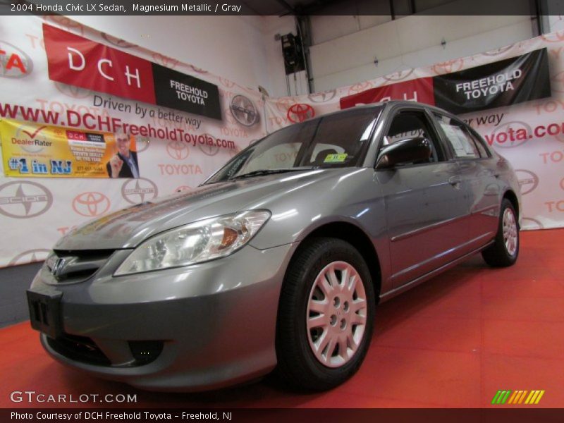 Magnesium Metallic / Gray 2004 Honda Civic LX Sedan
