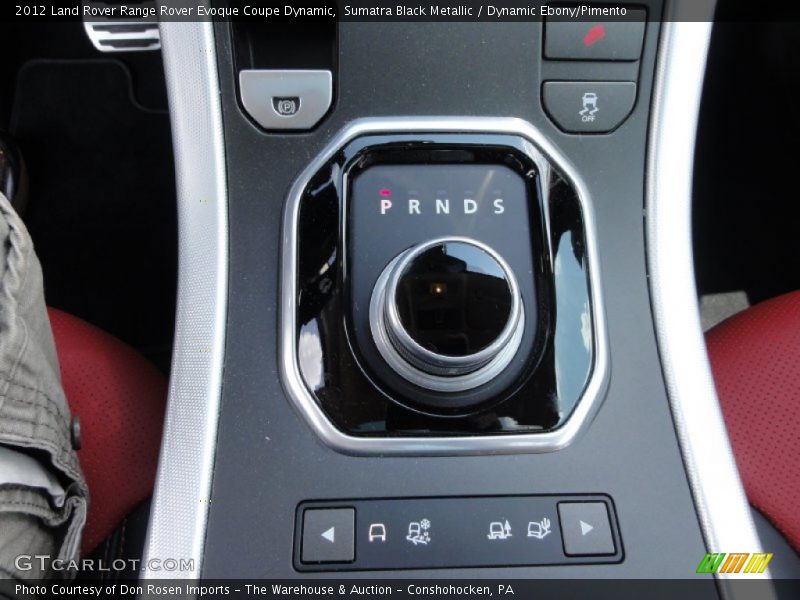  2012 Range Rover Evoque Coupe Dynamic 6 Speed Drive Select Automatic Shifter
