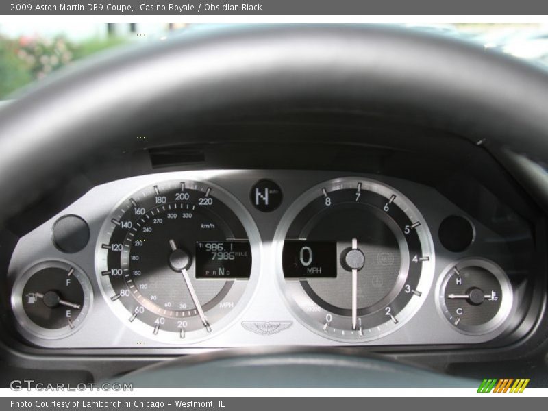  2009 DB9 Coupe Coupe Gauges