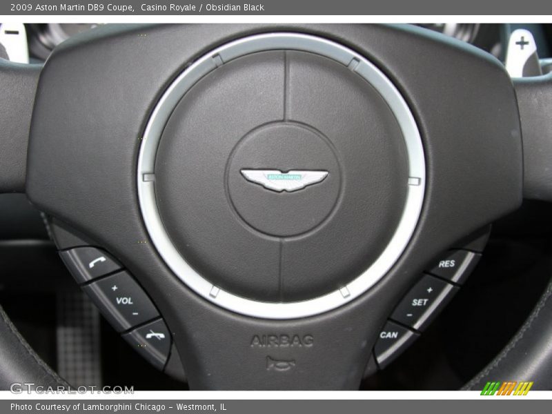 Controls of 2009 DB9 Coupe