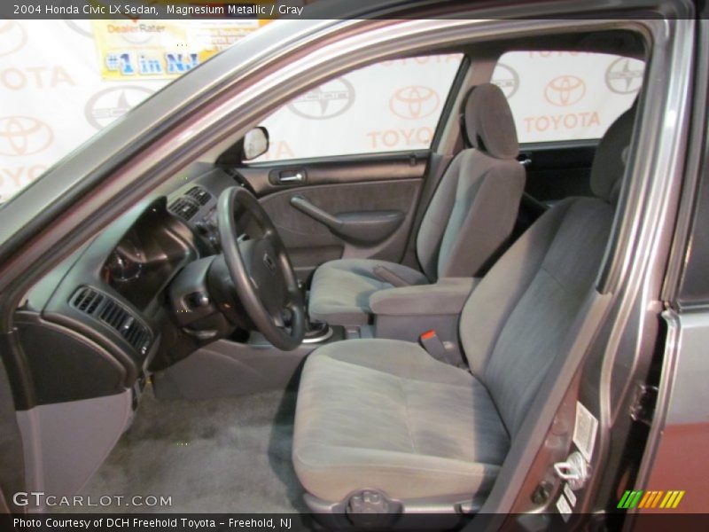 Magnesium Metallic / Gray 2004 Honda Civic LX Sedan