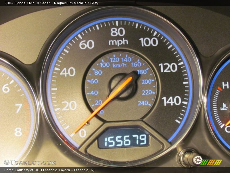 Magnesium Metallic / Gray 2004 Honda Civic LX Sedan