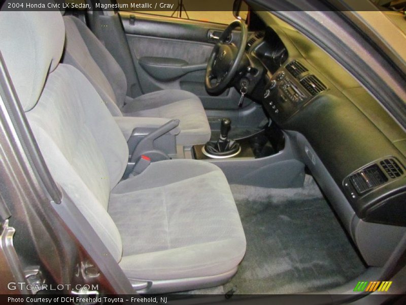 Magnesium Metallic / Gray 2004 Honda Civic LX Sedan