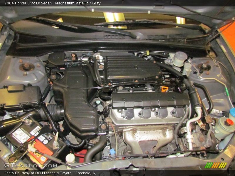 Magnesium Metallic / Gray 2004 Honda Civic LX Sedan