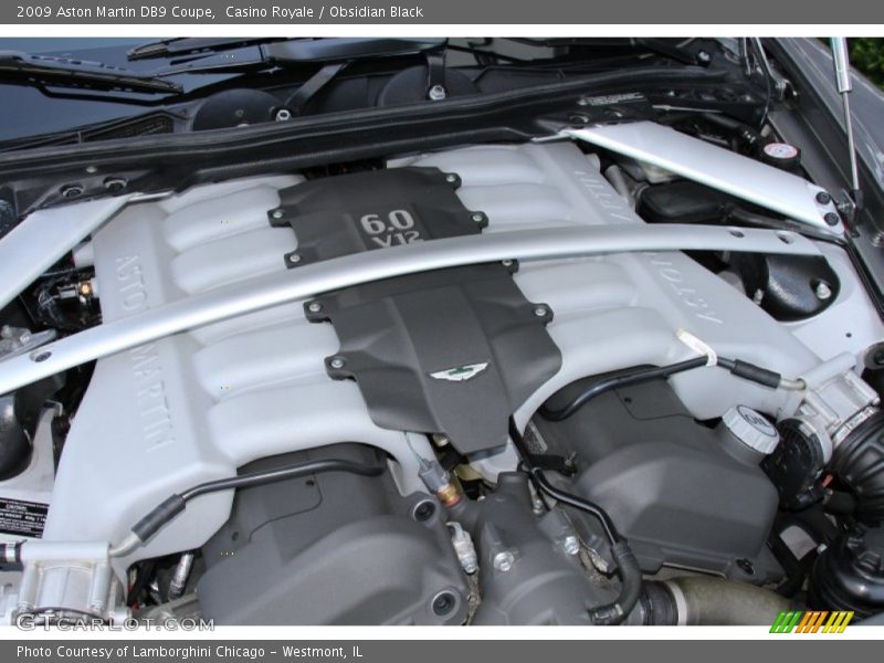  2009 DB9 Coupe Engine - 6.0 Liter DOHC 48-Valve V12